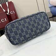 Kitlife Gucci Tribeca Small Tote Bag Dark Blue GG Denim 875236 25x19x11.5cm  - 5