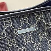 Kitlife Gucci Tribeca Large Tote Bag Dark Blue GG Denim 874745 38x29.5x13cm - 2