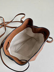 Kitlife Miu Miu Brown Nappa Leather Mini Bag 14×17×6cm - 2