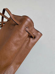Kitlife Miu Miu Brown Nappa Leather Mini Bag 14×17×6cm - 3