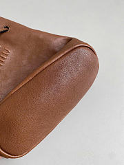 Kitlife Miu Miu Brown Nappa Leather Mini Bag 14×17×6cm - 6
