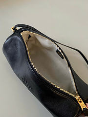Kitlife Miu Miu Black Nappa Leather Pouch 22×9×9cm - 6