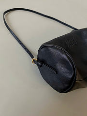 Kitlife Miu Miu Black Nappa Leather Pouch 22×9×9cm - 5