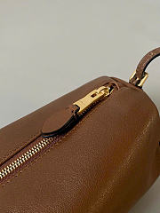 Kitlife Miu Miu Brown Nappa Leather Pouch 22×9×9cm - 2