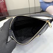 Kitlife Gucci Horsebit Web Small Shoulder Bag Black Soft Leather ‎867130 20x12.5x4.5cm - 2