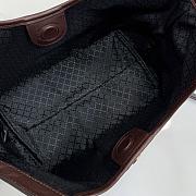 Kitlife Gucci Giglio Small Tote Bag Dark Brown GG Canvas ‎860845 25x20x15cm - 2