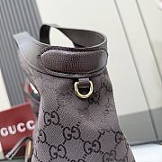 Kitlife Gucci Giglio Large Tote Bag Dark Brown GG Canvas ‎853971 60x47x16cm - 5