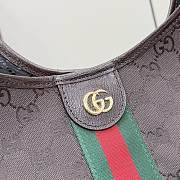 Kitlife Gucci Giglio Large Tote Bag Dark Brown GG Canvas ‎853971 60x47x16cm - 4