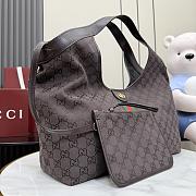 Kitlife Gucci Giglio Large Tote Bag Dark Brown GG Canvas ‎853971 60x47x16cm - 6