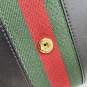 Kitlife Gucci Horsebit Web Wallet With Strap Black Leather 867120 21x12.5x4cm - 6