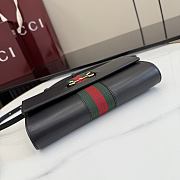 Kitlife Gucci Horsebit Web Wallet With Strap Black Leather 867120 21x12.5x4cm - 5