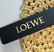 Kitliffe Loewe Small Punch Hole Hobo Bag Natural 34x22x24cm - 4