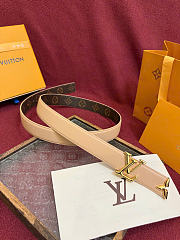 Kitlife Louis Vuitton Pretty 30mm Reversible Belt Beige - 5