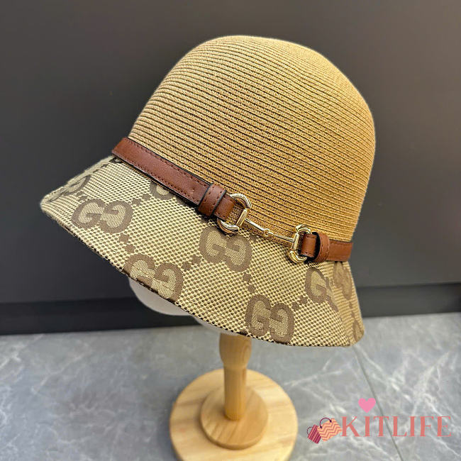 Kitlife Gucci Grass Tassel Hat Beige - 1
