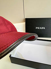 Kitlife Prada Speedrock Re-Nylon Baseball Cap in Red / Black / Dark Blue - 3