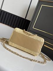 Kitlife Chanel 26P Bowling Bag Beige Braided Raffia & Gold-Tone Metal AS4474 11.5x18.5x11cm - 3