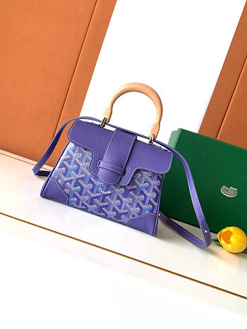Kitlife Goyard Mini Saigon Bag Purple 20x15x7.5cm