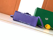 Kitlife Goyard Mini Saigon Bag Purple 20x15x7.5cm - 6