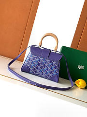 Kitlife Goyard Mini Saigon Bag Purple 20x15x7.5cm - 3