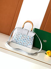 Kitlife Goyard Mini Saigon Bag White 20x15x7.5cm - 3