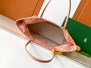 Kitlife Goyard Artois Medium Zipper Tote Bag Pink 30x17x50cm - 5