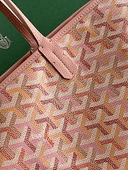 Kitlife Goyard Artois Medium Zipper Tote Bag Pink 30x17x50cm - 3