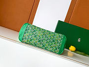 Kitlife Goyard Artois Medium Zipper Tote Bag Green 30x17x50cm - 4