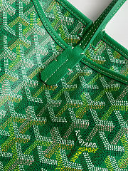 Kitlife Goyard Artois Medium Zipper Tote Bag Green 30x17x50cm - 2