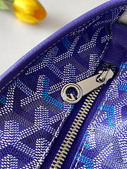 Kitlife Goyard Artois Medium Zipper Tote Bag Purple 30x17x50cm - 5