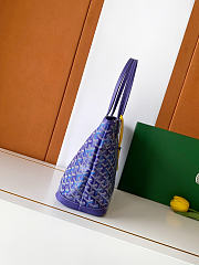 Kitlife Goyard Artois Medium Zipper Tote Bag Purple 30x17x50cm - 2