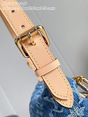 Kitlife Louis Vuitton Baggy Bag Blue Denim M27329 30x22x13cm - 6