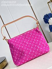 Kitlife Louis Vuitton Baggy Bag Pink Denim M28266 30x22x13cm - 3