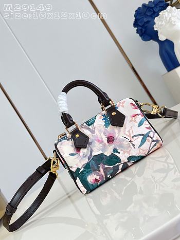 Kitlife Louis Vuitton Nano Speedy Monogram Dune Floral Pattern M29149 16x12.5x10cm
