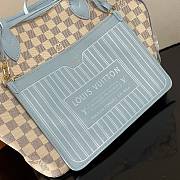 Kitlife Louis Vuitton Neverfull Inside Out MM Bag Damier Azur N40946 47x28x14cm - 6