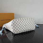 Kitlife Louis Vuitton Neverfull Inside Out MM Bag Damier Azur N40946 47x28x14cm - 2