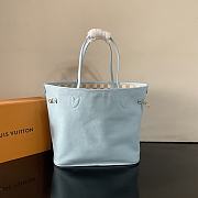 Kitlife Louis Vuitton Neverfull Inside Out MM Bag Damier Azur N40946 47x28x14cm - 4