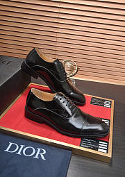 Kitlife Dior Men Oxford Shoes Black Polished Calfskin - 2
