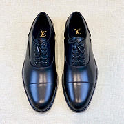 Kitlife Louis Vuitton Men Oxford Shoes Black Shiny Leather - 1