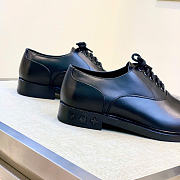 Kitlife Louis Vuitton Men Oxford Shoes Black Shiny Leather - 6