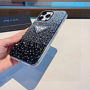Kitlife Prada Sparkling Diamond Phone Case Black - 2