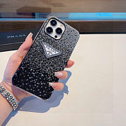 Kitlife Prada Sparkling Diamond Phone Case Black - 6