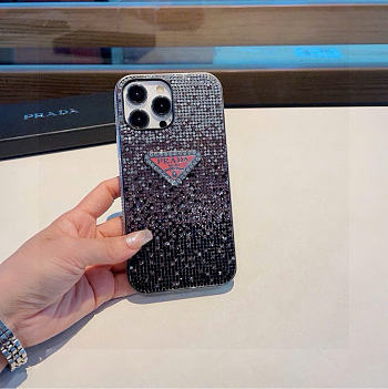 Kitlife Prada Sparkling Diamond Phone Case Pink