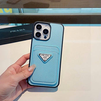 Kitlife Prada Card Insert Phone Case Blue