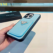 Kitlife Prada Card Insert Phone Case Blue - 3