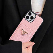 Kitlife Prada Card Insert Phone Case Pink - 5
