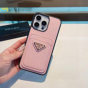 Kitlife Prada Card Insert Phone Case Pink - 4
