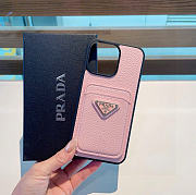 Kitlife Prada Card Insert Phone Case Pink - 3