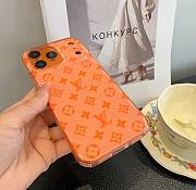 Kitlife Louis Vuitton Glitter Phone Case Orange - 4