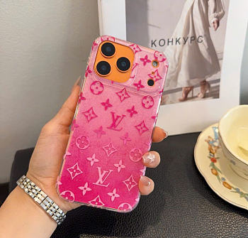 Kitlife Louis Vuitton Glitter Phone Case Pink