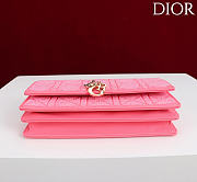 Kitlife Dior Miss Embroidered Beaded Bag Pink 21x11.5x4cm - 2